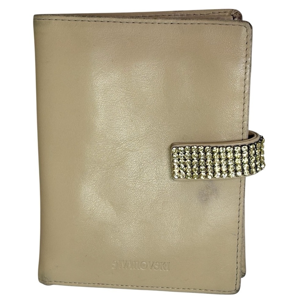 SWAROVSKI Rhinestone Leather Wallet *minor flaws* - Picture 10 of 10
